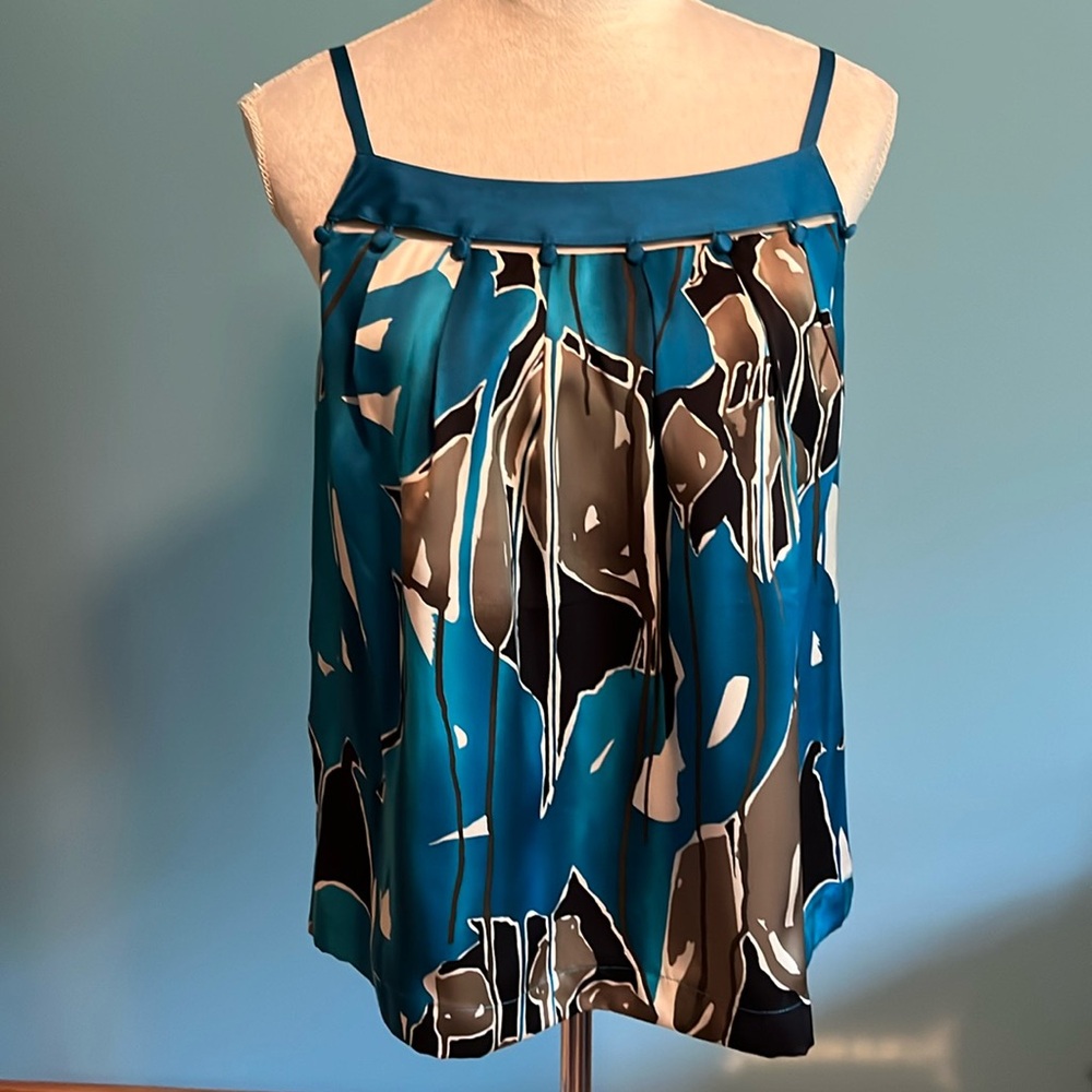 The Limited by Jodi Arnold Stunning 100%silk camisole with adjustable straps Med